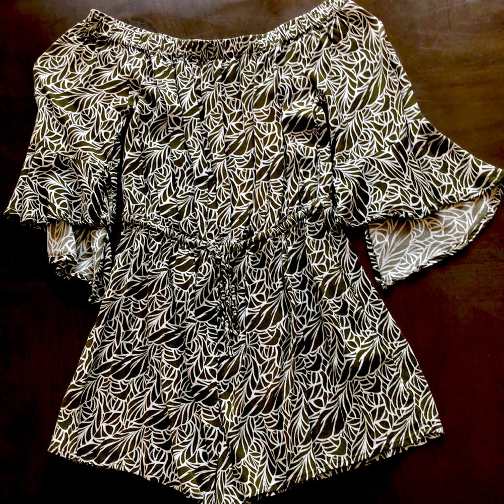 Olive Green Express Romper